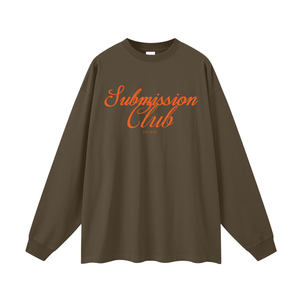 Streetwear Unisex Cotton Long Sleeve Tee