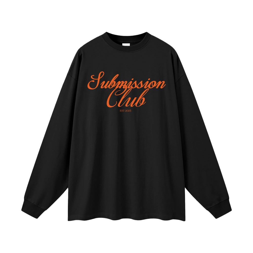 Streetwear Unisex Cotton Long Sleeve Tee
