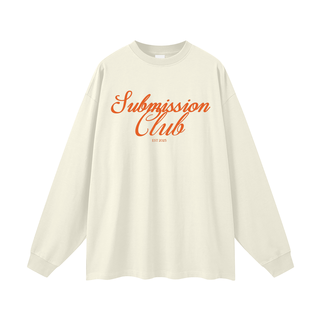 Streetwear Unisex Cotton Long Sleeve Tee