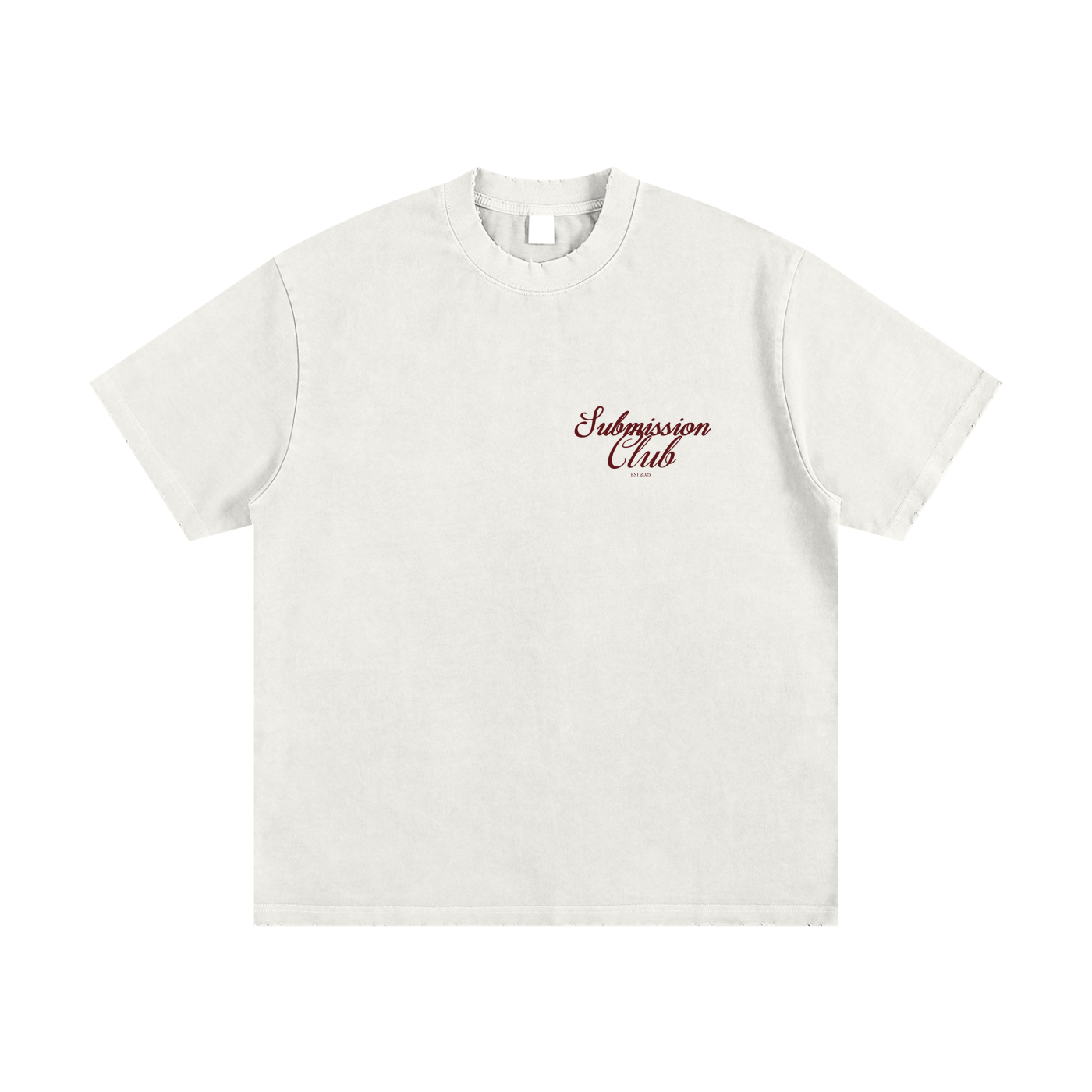 Heavyweight Vintage Washed Frayed T-Shirt