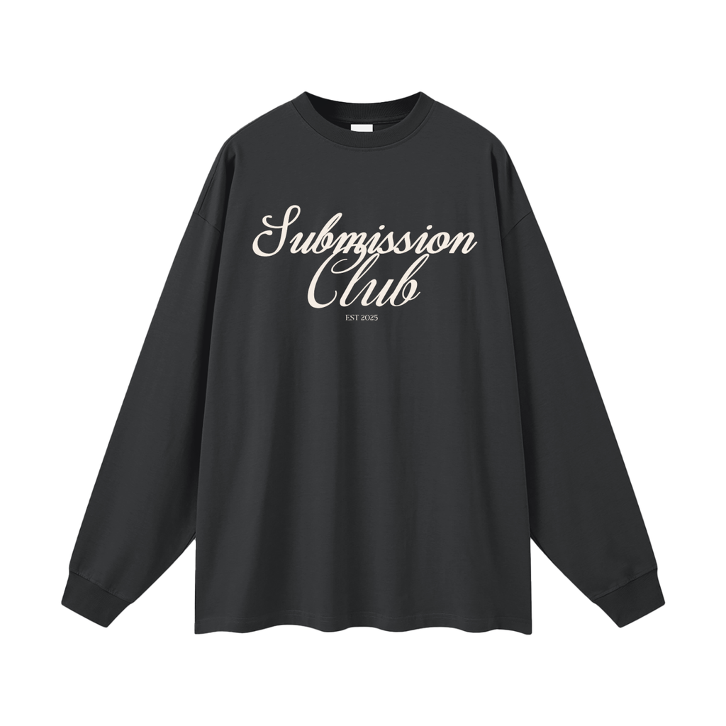 Streetwear Unisex Cotton Long Sleeve Tee