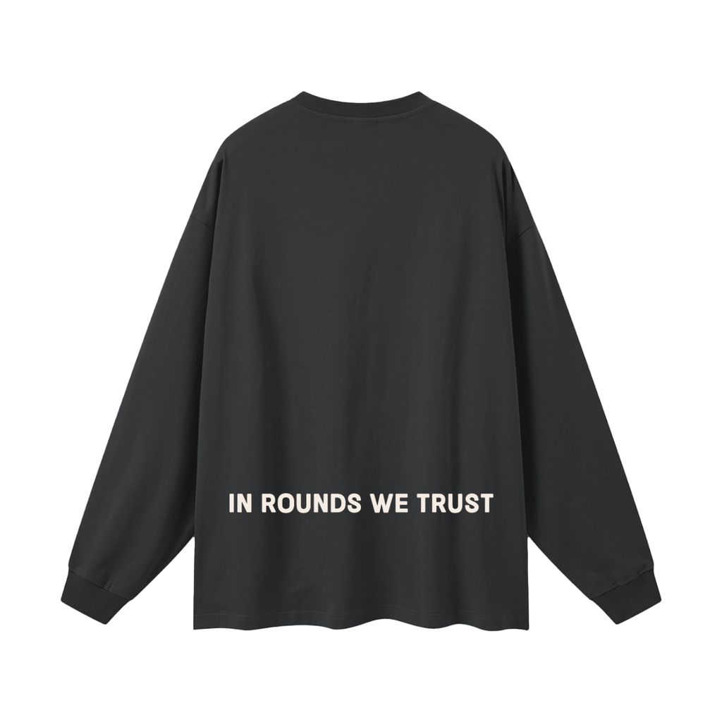 Streetwear Unisex Cotton Long Sleeve Tee