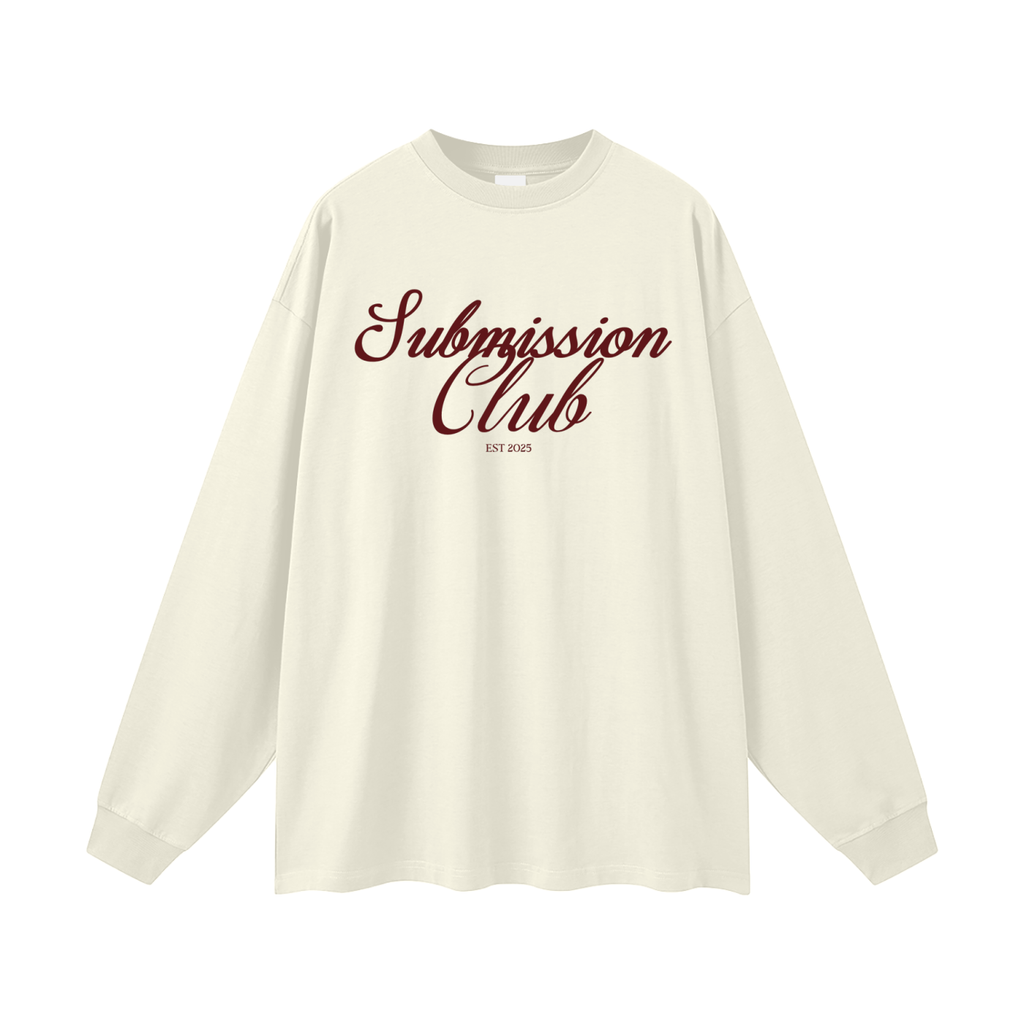 Streetwear Unisex Cotton Long Sleeve Tee